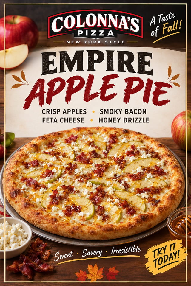 New! Empire Apple Pie.