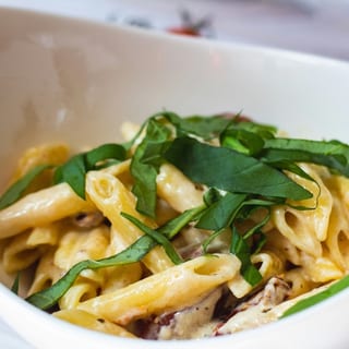 GF Penne Pasta W/Alfredo Sauce